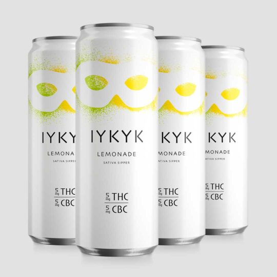 IYKYK Sativa Sippers Delta-9 THC CBC Drinks Lemonade 5mg 12oz