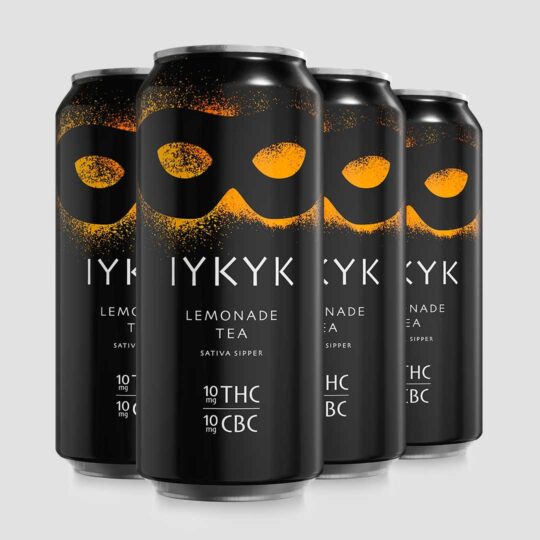 IYKYK Sativa Sippers Delta-9 THC CBC Drinks Lemonade Tea 10mg 16oz