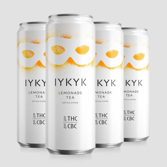 IYKYK Sativa Sippers Delta-9 THC CBC Drinks Lemonade Tea 5mg 12oz