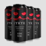 IYKYK Sativa Sippers Delta-9 THC CBC Drinks Strawberry Lemonade 10mg 16oz
