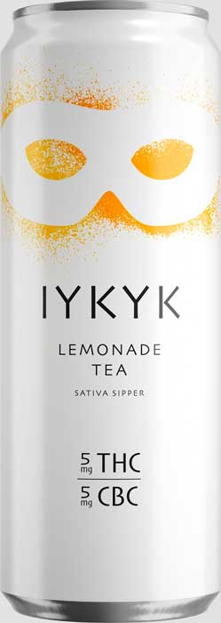 Lemonade Tea 12oz can for hemp-derived IYKYK Sativa Sippers, THC drinks with 5mg Delta-9 THC + CBC Lemonade Tea 12oz can for hemp-derived IYKYK Sativa Sippers, THC drinks with 5mg Delta-9 THC + CBC