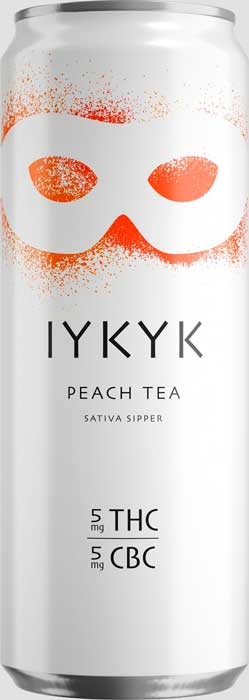 Peach Tea 12oz can for hemp-derived IYKYK Sativa Sippers, THC drinks with 5mg Delta-9 THC + CBC Peach Tea 12oz can for hemp-derived IYKYK Sativa Sippers, THC drinks with 5mg Delta-9 THC + CBC